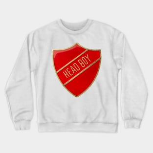 Head Boy Badge Crewneck Sweatshirt